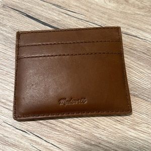 Leather Card wallet. BRAND NEW NEVER USED